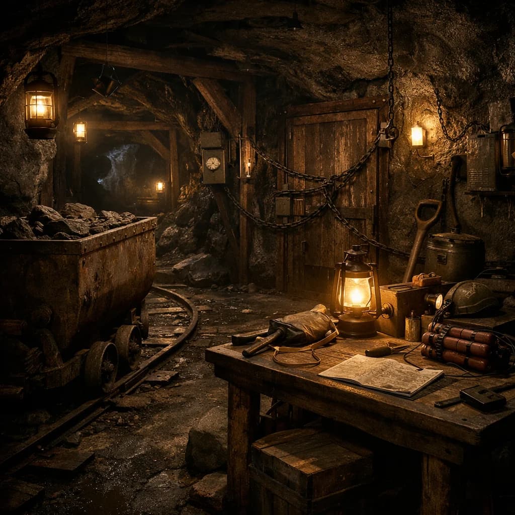 Verschüttet im Bergwerk – Escape Room in Pleinfeld