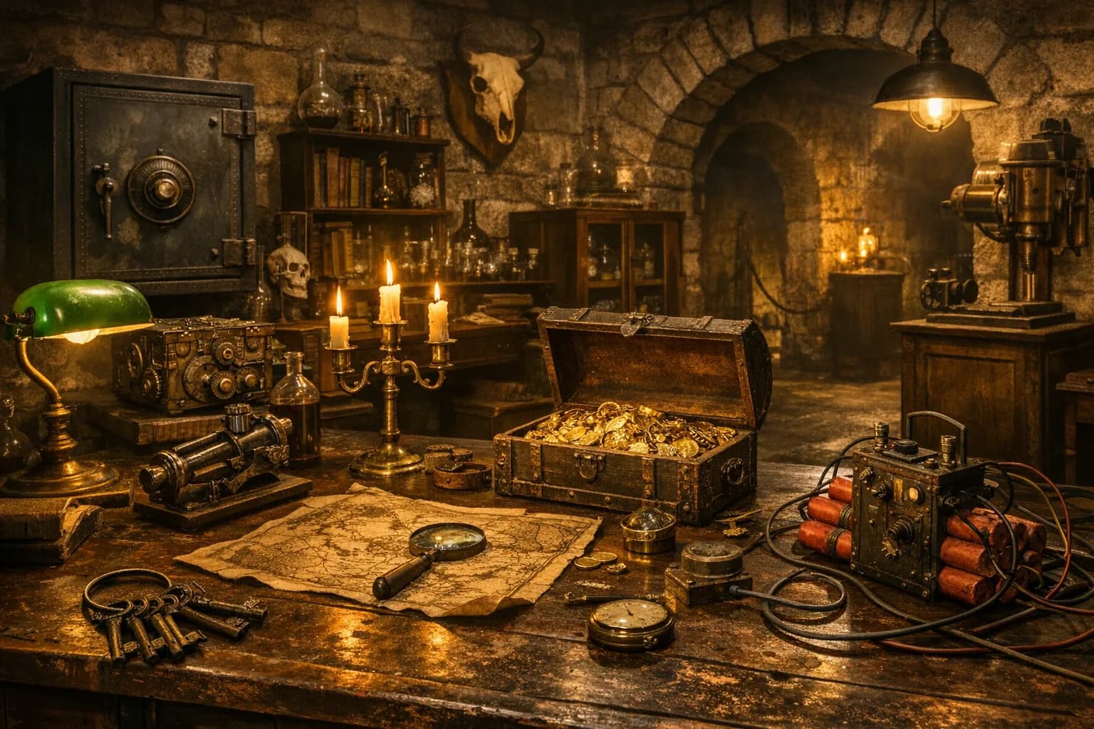 Die Mundräuber - Goldrausch bei Dr. Steinfürs – Escape Room in Steinfurt