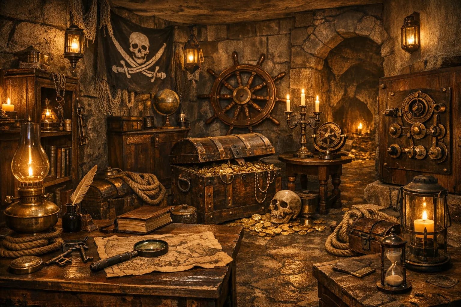 Schatz der Piraten – Escape Room in Duisburg