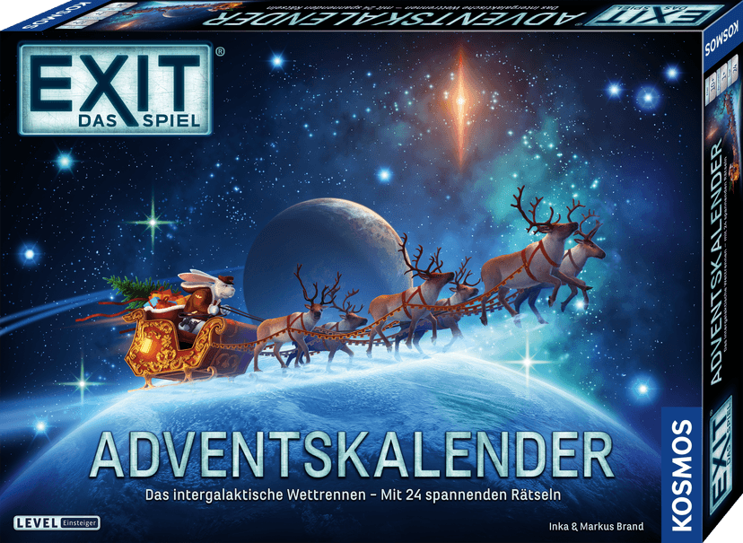 EXIT® - Das Spiel - Adventskalender: Das intergalaktische Wettrennen Produktbild