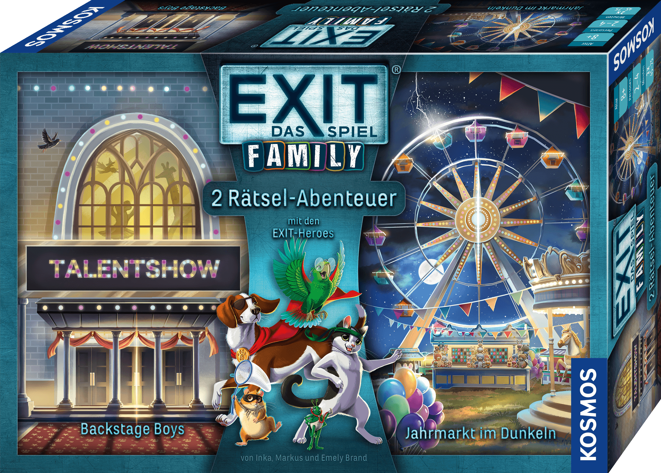 EXIT® - Das Spiel Family: Backstage Boys / Jahrmarkt im Dunkeln
