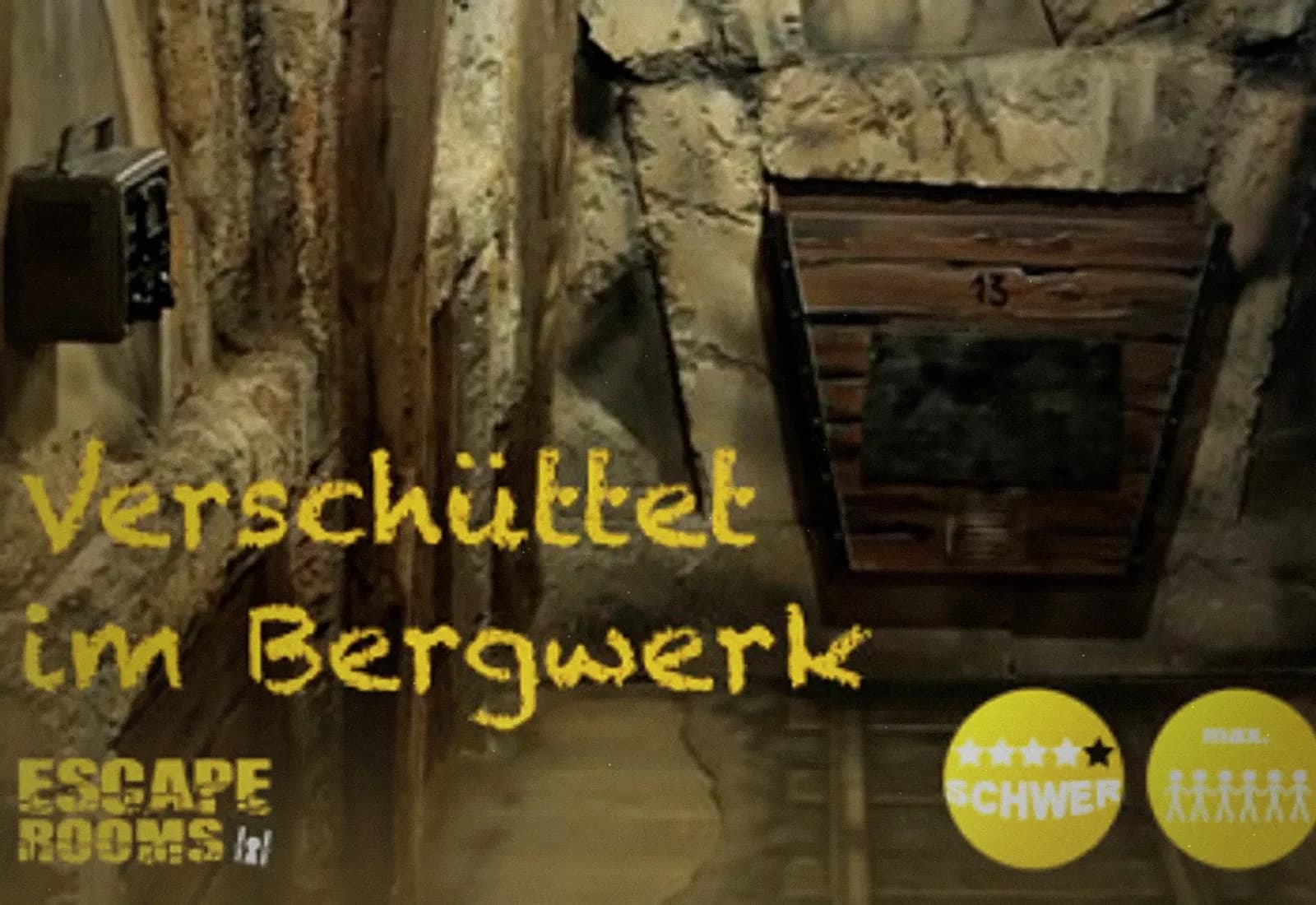 Verschüttet im Bergwerk