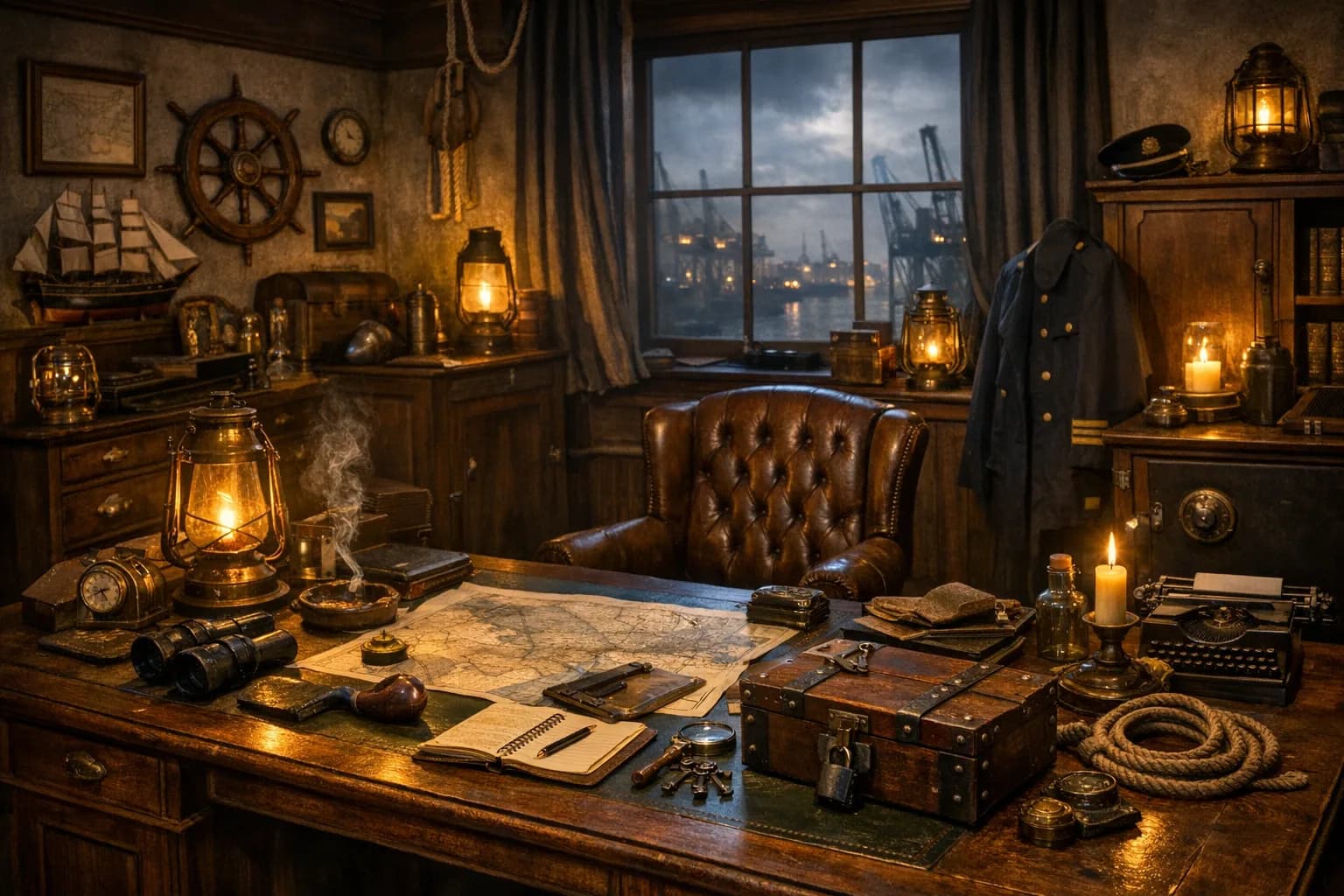 Das Büro des Hamburger Hafenkapitäns – Escape Room in Hamburg