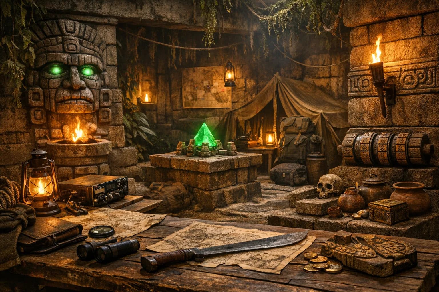 Der Fluch der Azteken (Dschungel) – Escape Room in Ravensburg