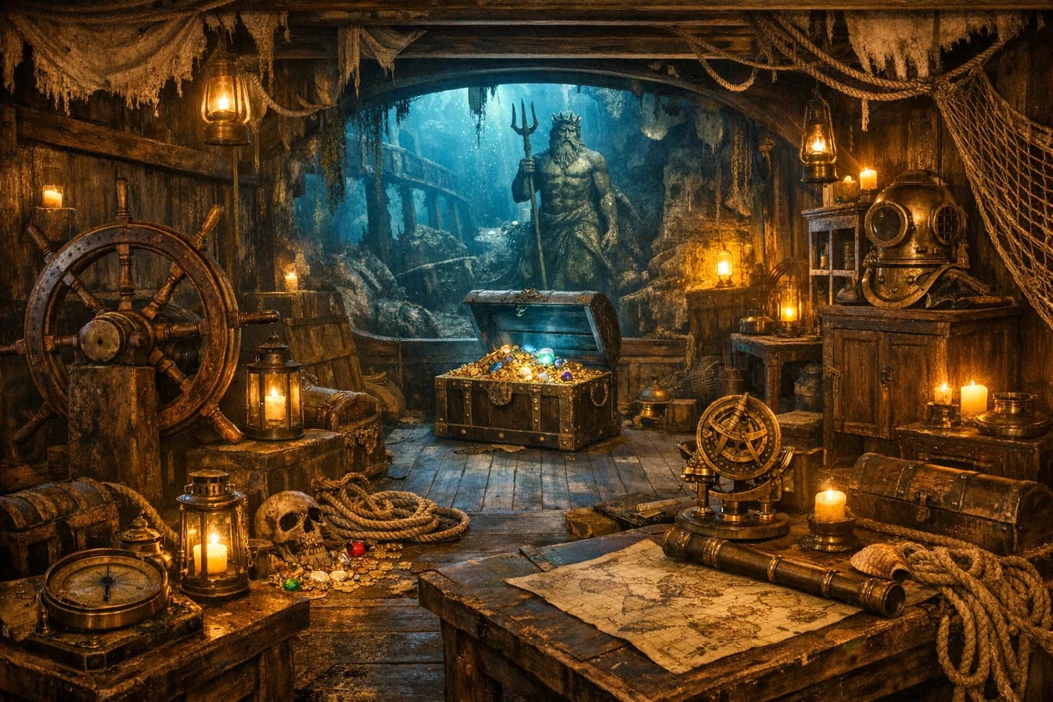 Kapitän Flynn und der Schatz der Poseidon – Escape Room in Heilbronn