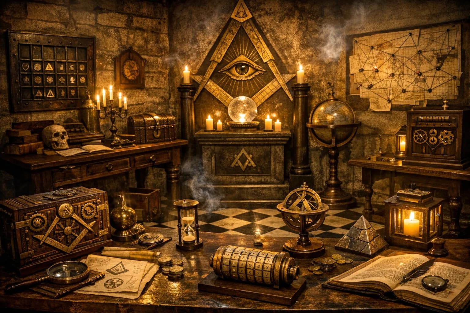 Escape Room Battle: Das Vermächtnis der Freimaurer