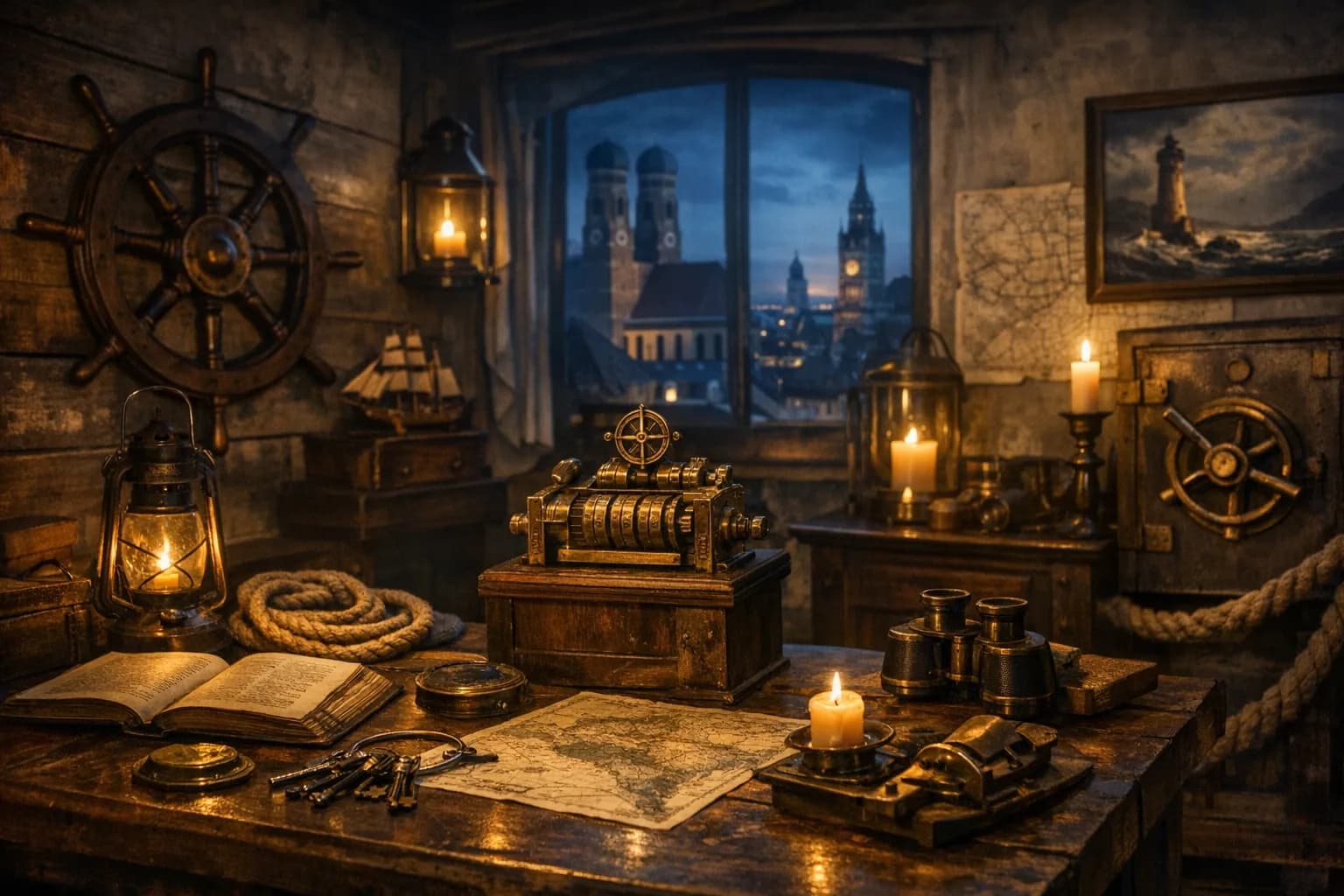 City Tour "Auf den Spuren des Kapitäns" – Escape Room in München
