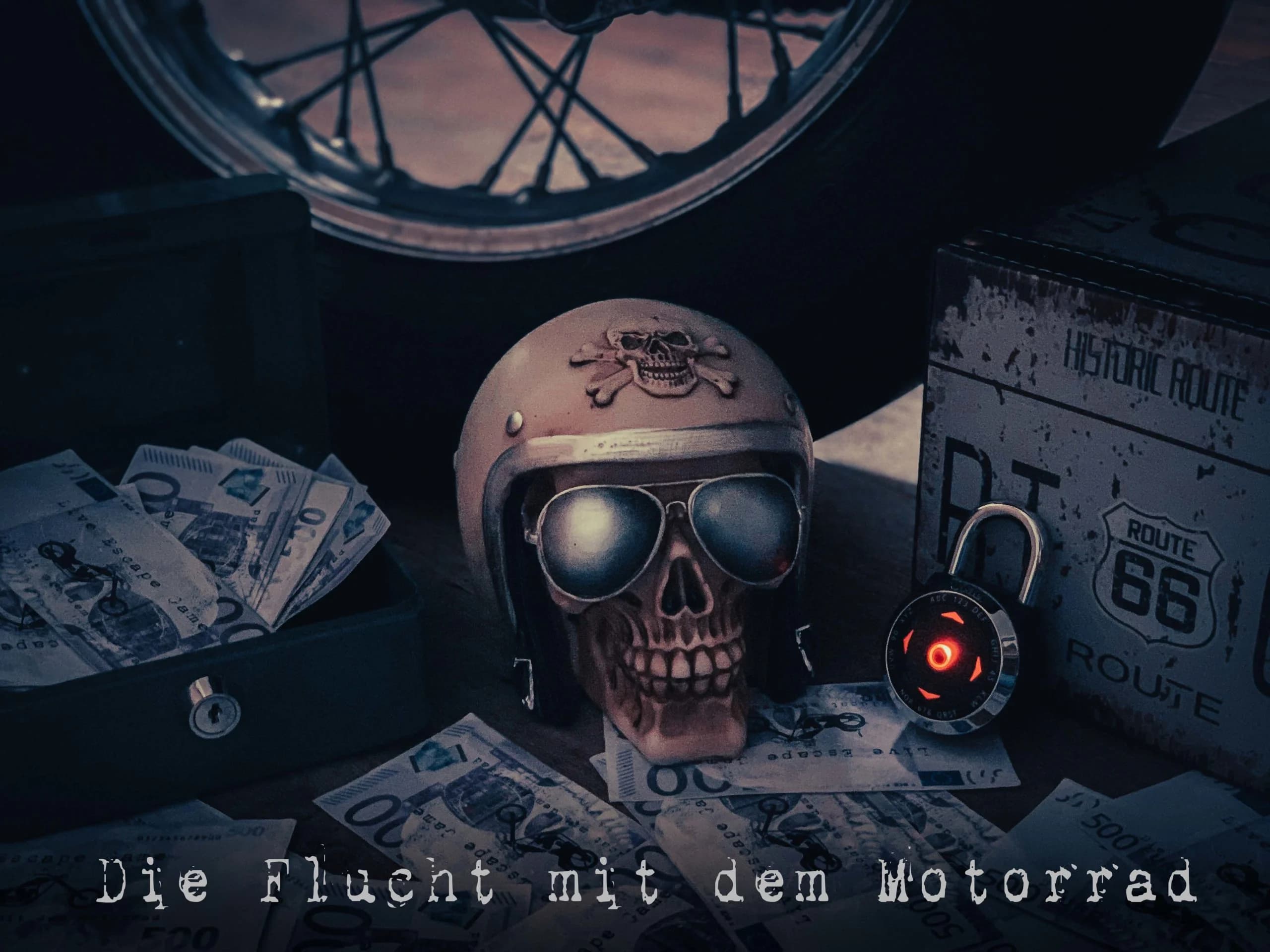 Die Flucht mit dem Motorrad
