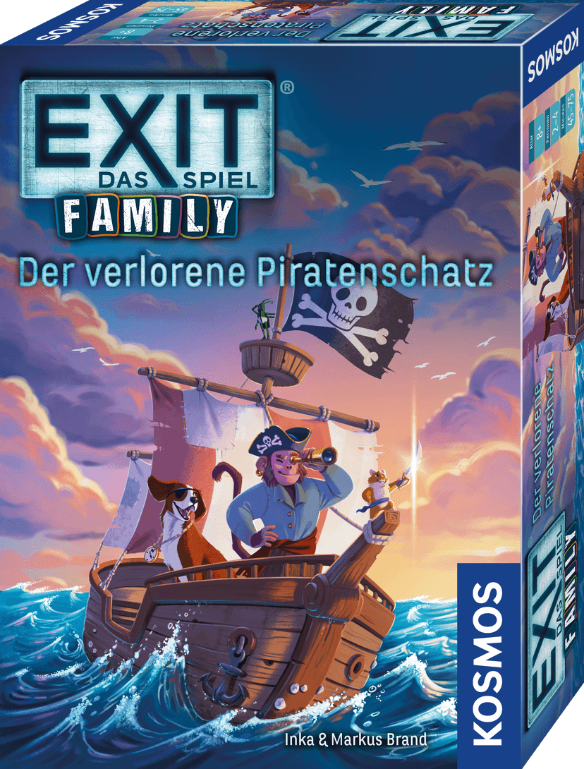 EXIT® - Das Spiel Family: Der verlorene Piratenschatz Produktbild
